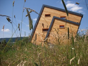 Holzhaus - Heizen mit erneuerbarer Energie