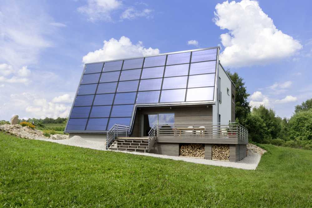Sonnenhaus mit Solarheizung - Heizen mit Solarenergie