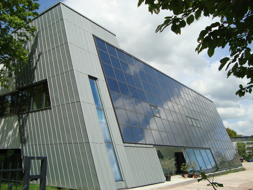 Bürogebäude - Heizen mit erneuerbaren Energien